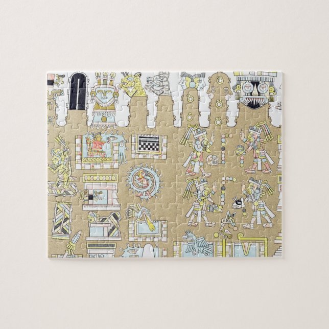 Mexican Hieroglyphics, from 'Vues des Cordillieres Jigsaw Puzzle (Horizontal)