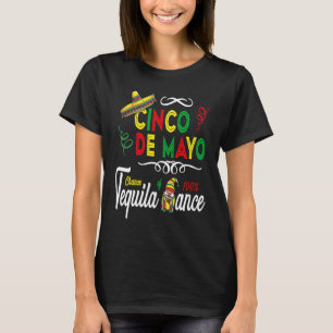 Mexican Holiday Sombrero Tequila Dance Gnome Cinco T-Shirt