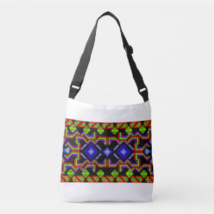mexican huichol crossbody bag