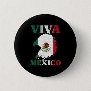 Mexican Independence Day Eagle Mexico Flag Women G 6 Cm Round Badge