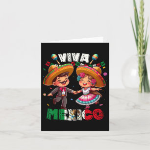 Mexican Independence Day Viva Mexico S Boys Girls Card