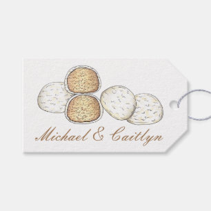 Mexican Italian Wedding Cookies Russian Teacakes Gift Tags