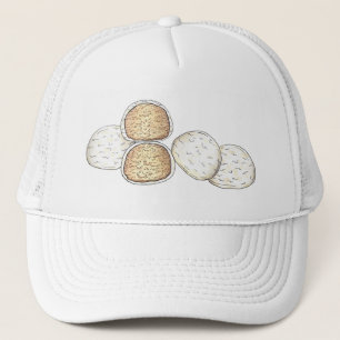 Mexican Italian Wedding Cookies Snowballs Bakery Trucker Hat