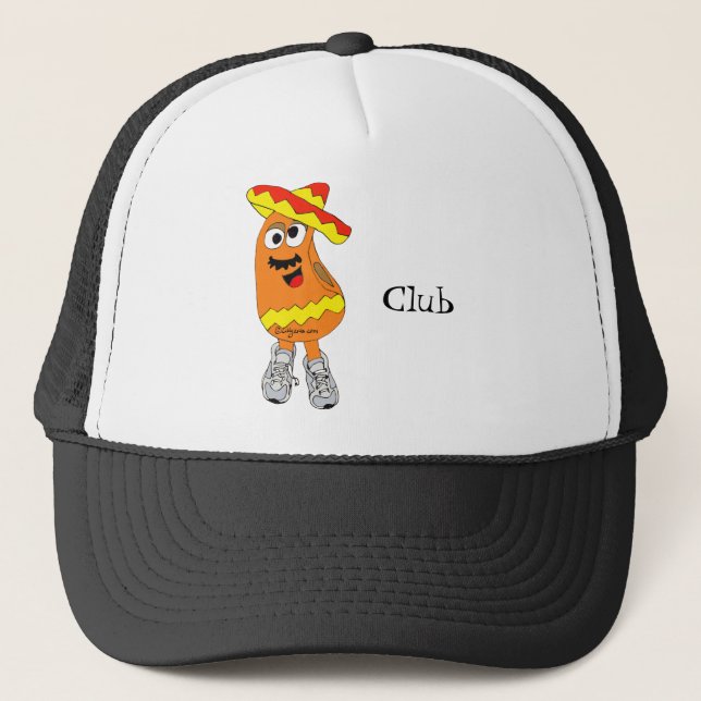 Mexican Jumping Bean Cartoon Hat (Front)