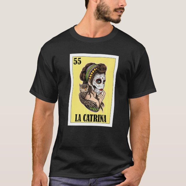Mexican  La Catrina T-Shirt (Front)