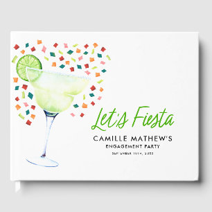 Mexican Let's Fiesta Engagement Party Guest Book