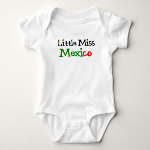 mexican little miss baby bodysuit