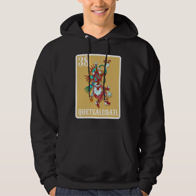Mexican Lottery Quetzalcoatl Aztec Gods Mexico The Hoodie (Front)