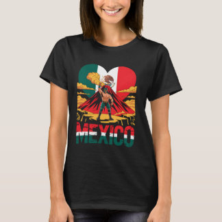 Mexican Luchador Volcano T-Shirt
