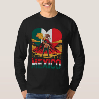 Mexican Luchador Volcano T-Shirt