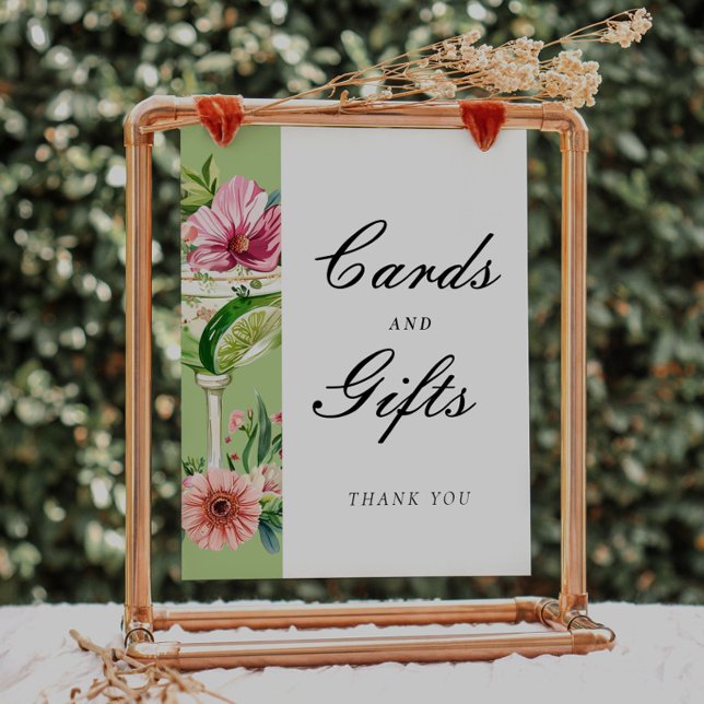 Mexican Margarita Cards Gifts Bridal Shower Sign (Creator Uploaded)