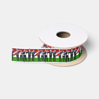 Mexican Mariachi Band Satin Ribbon