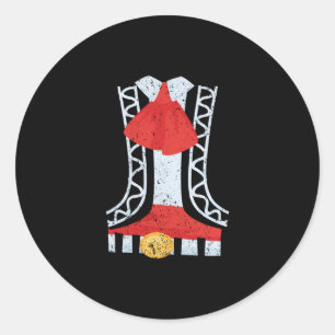 Mexican Mariachi Charro Cinco De Mayo Costume Classic Round Sticker