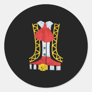 Mexican Mariachi Charro Cinco De Mayo Costume Classic Round Sticker