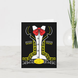 Mexican Mariachi , Charro Cinco De Mayo Costume Sh Card
