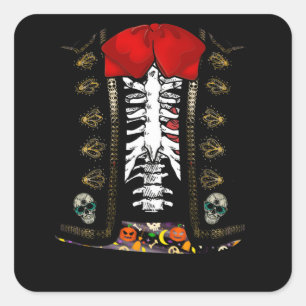 Mexican Mariachi Halloween Charro Cinco De Mayo Square Sticker