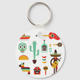 mexican mariachi key ring