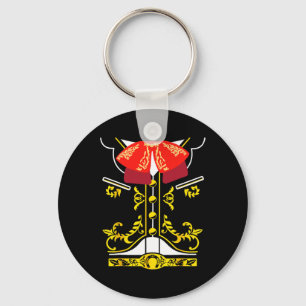Mexican Mariachi Tee Charro Cinco De Mayo Hallowee Key Ring