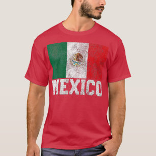 Mexican Mexico Flag Family Pride Country  Men Wome T-Shirt