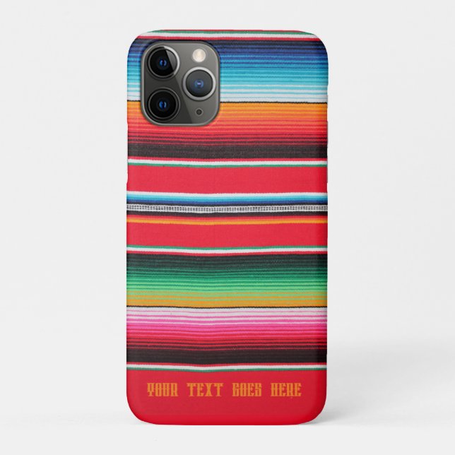 Mexican mexico poncho serape cloth Case-Mate iPhone case (Back)