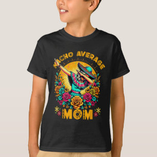 Mexican Mum Poncho Mama Dia De Los Muertos Floral T-Shirt