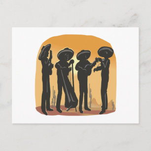 Mexican Music Postcard