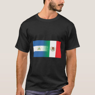 Mexican Nicaraguan Flag Mexico Nicaragua T-Shirt