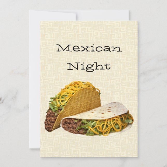 Mexican Night Invitation (Front)