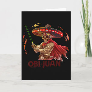Mexican Obi Juan Movie Parody Cinco De Gaming Card