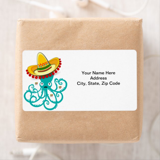 Mexican Octopus  Labels (Insitu)