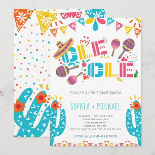 Mexican Ole Ole Couples Engagement Fiesta Invitation