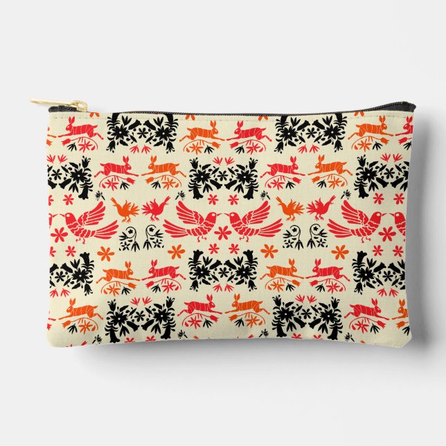 Mexican Otomi Home Decor Accessory Pouch (Front)