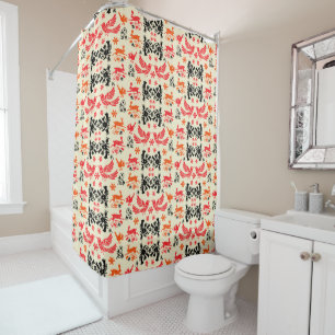 Mexican Otomi Home Decor Shower Curtain