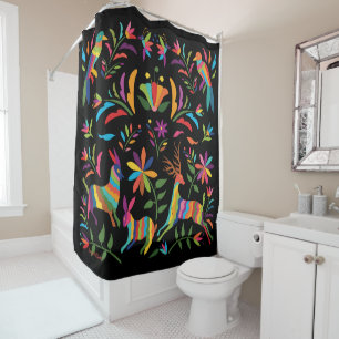 Mexican Otomi Shower Curtain