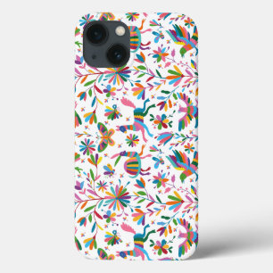 Mexican Otomi Style Bright Pattern iPhone 13 Case