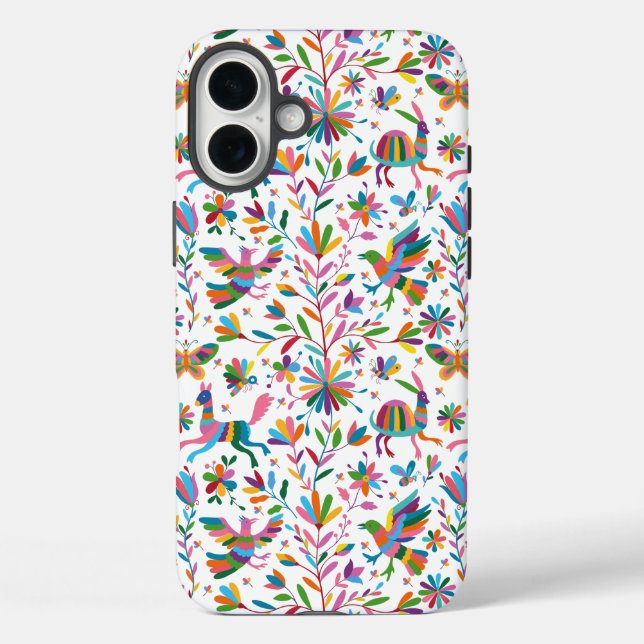  Mexican Otomi Style Bright Pattern Case-Mate iPhone Case (Back)