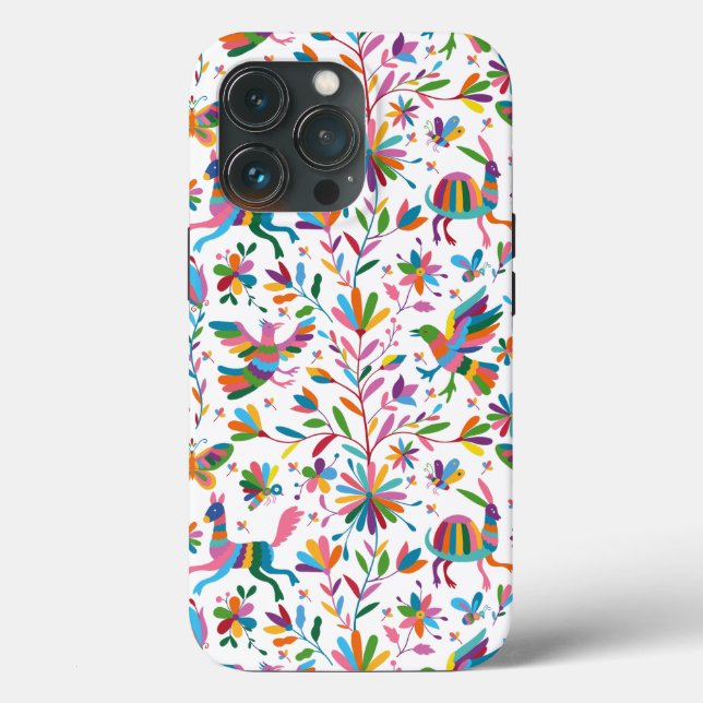  Mexican Otomi Style Bright Pattern Case-Mate iPhone Case (Back)