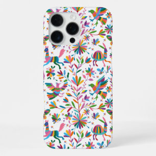Mexican Otomi Style Bright Pattern iPhone 16 Pro Max Case
