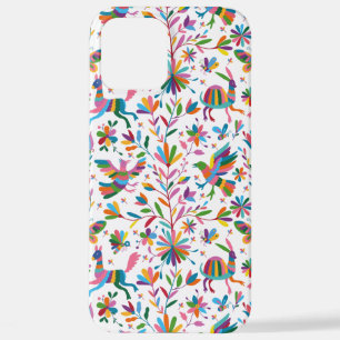 Mexican Otomi Style Bright Pattern iPhone 12 Pro Max Case