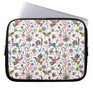 Mexican Otomi Style Bright Pattern Laptop Sleeve