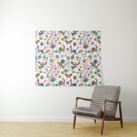Mexican Otomi Style Bright Pattern