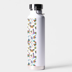  Mexican Otomi Style Bright Pattern Water Bottle