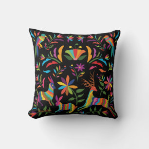 Mexican Otomi Throw Pillow