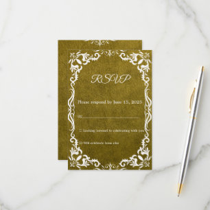 Mexican Papel Picado Wedding RSVP Card