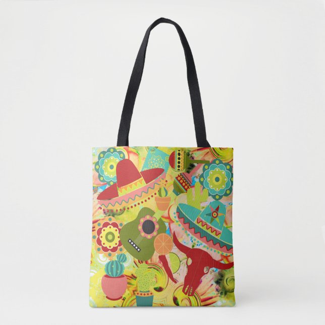 Mexican Party Decor Tote Bag (Front)