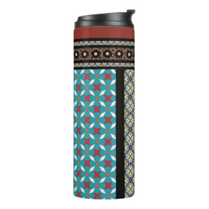 Mexican Patchwork Style 3 Thermal Tumbler