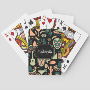 Mexican Pattern Playing Cards