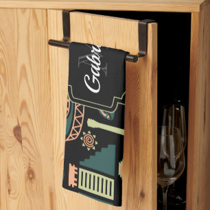 Mexican Pattern Tea Towel