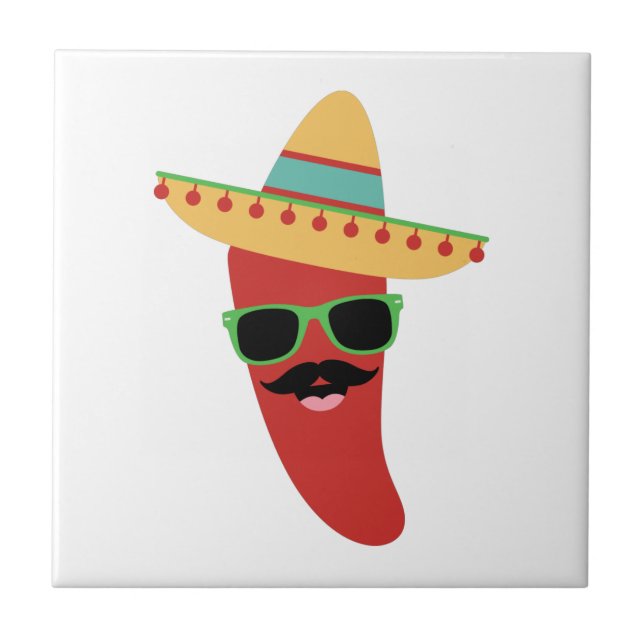 Mexican Pepper Tile (Front)