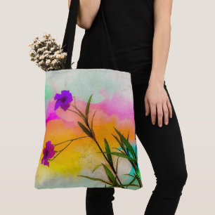Mexican Petunias Love Colour Tote Bag